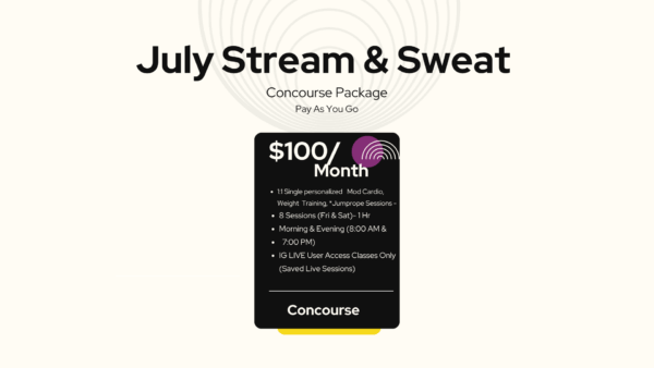 Stream and Sweat (Concourse)
